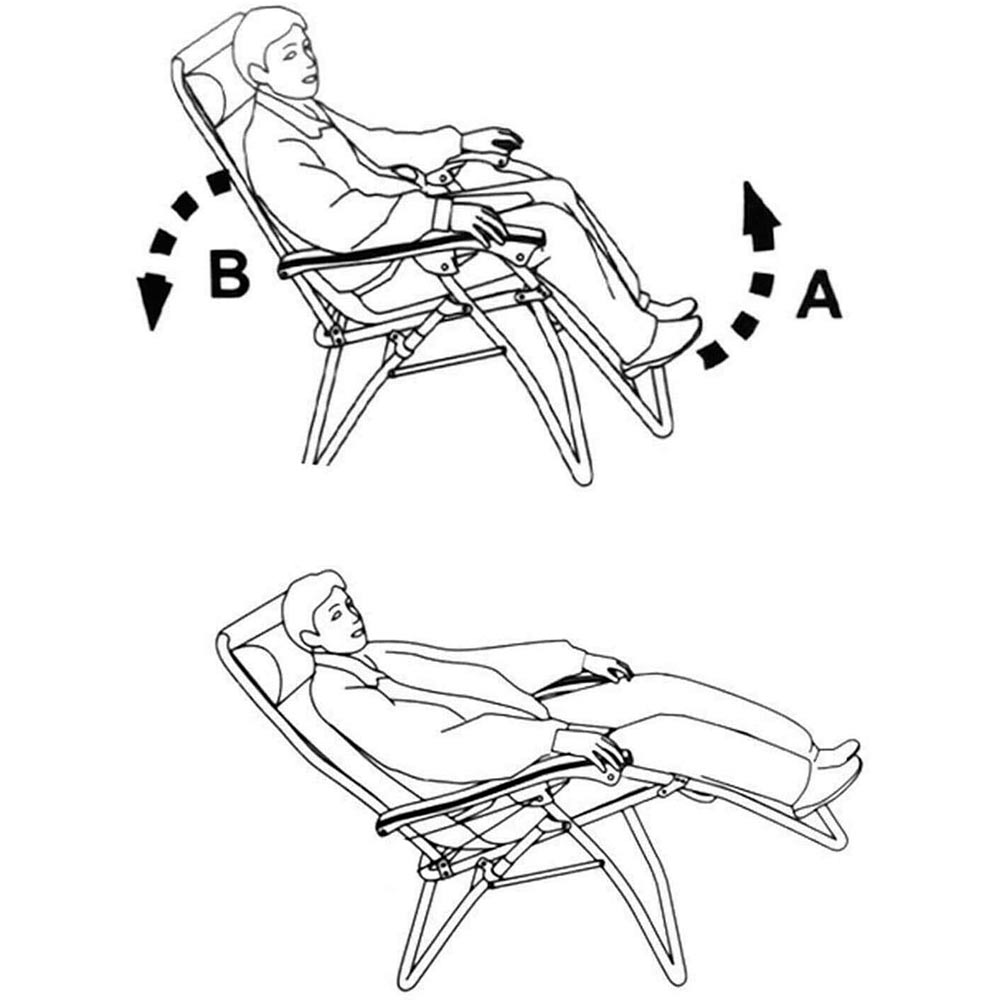 Transat réglable zéro gravité en textilène vert, peu encombrant - 3