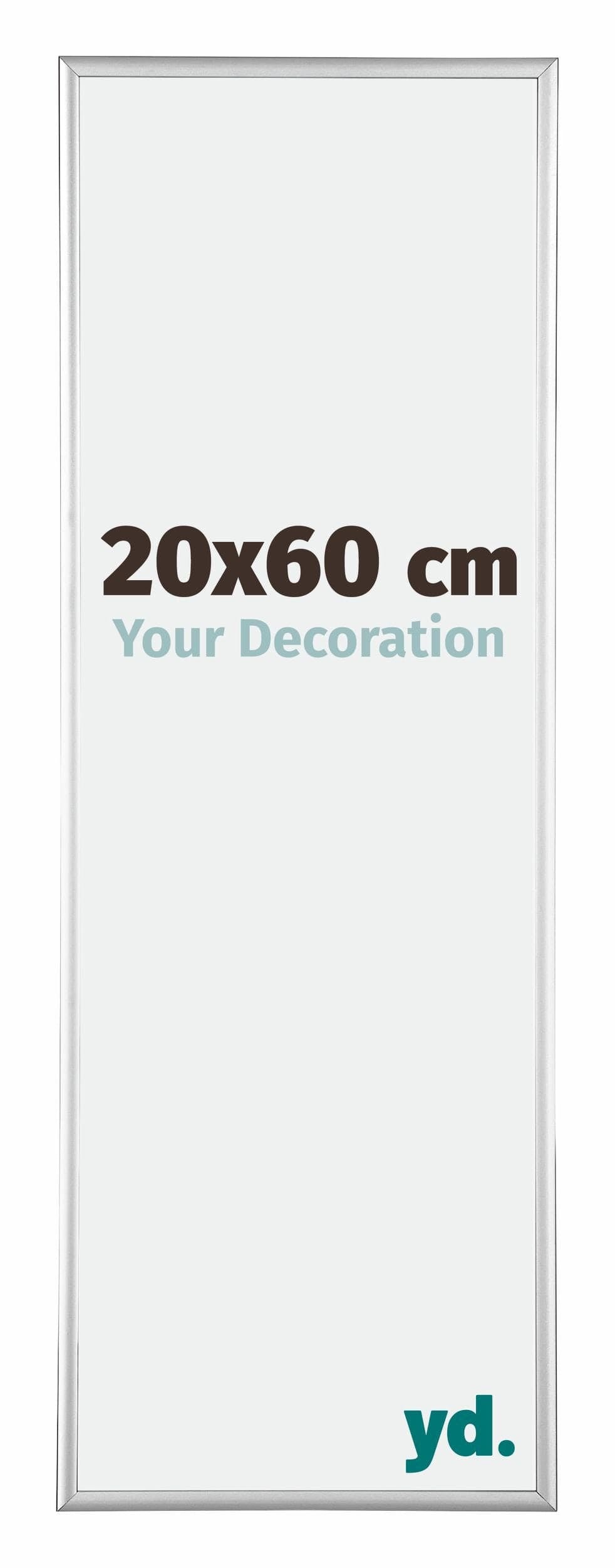 Yd. Cadre photo 20x60 cm - Argent Brillant - Aluminium - Kent | Leroy ...