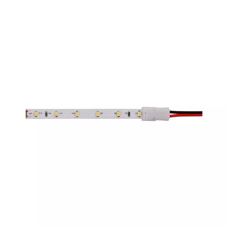 Conector LED De 3 Patillas En Forma De L De 8 Mm De Ancho Sin ángulo De