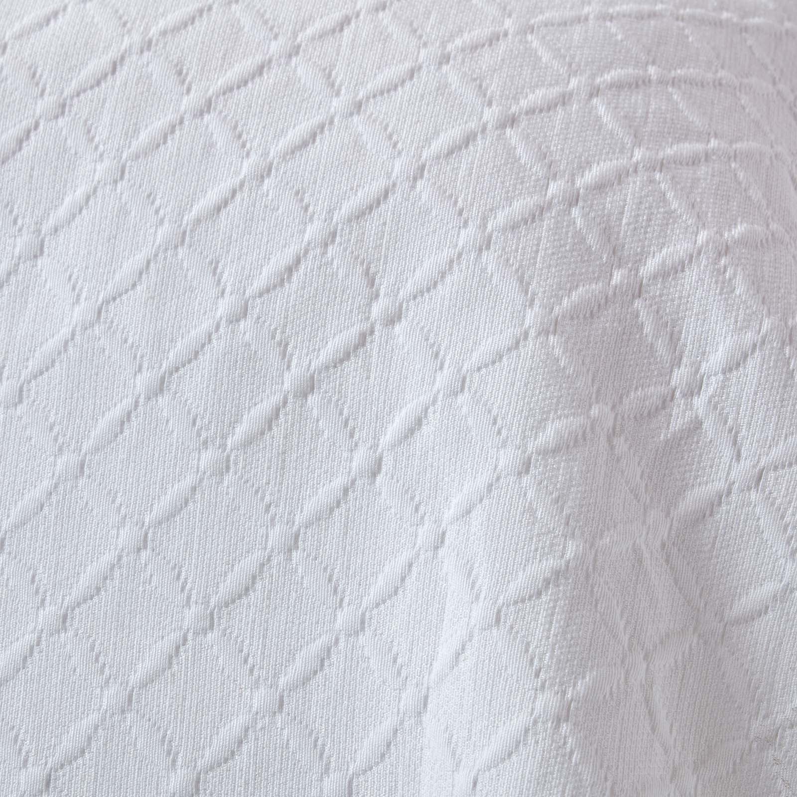 Homescapes Couvre-lit blanc matelassé motif en relief - 230 x 260 cm - 3
