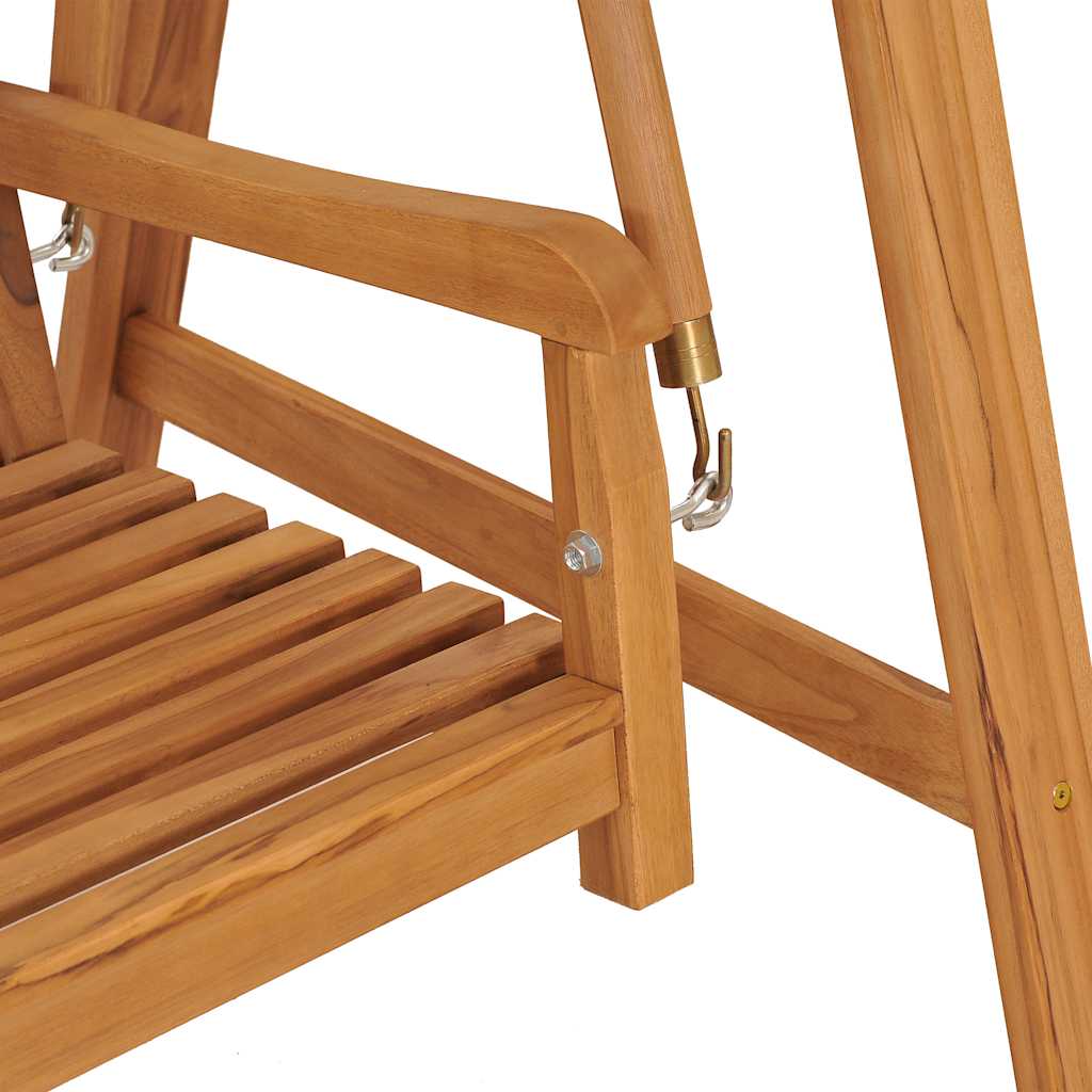 Balancelle 170 cm Bois de teck massif vidaXL - 8