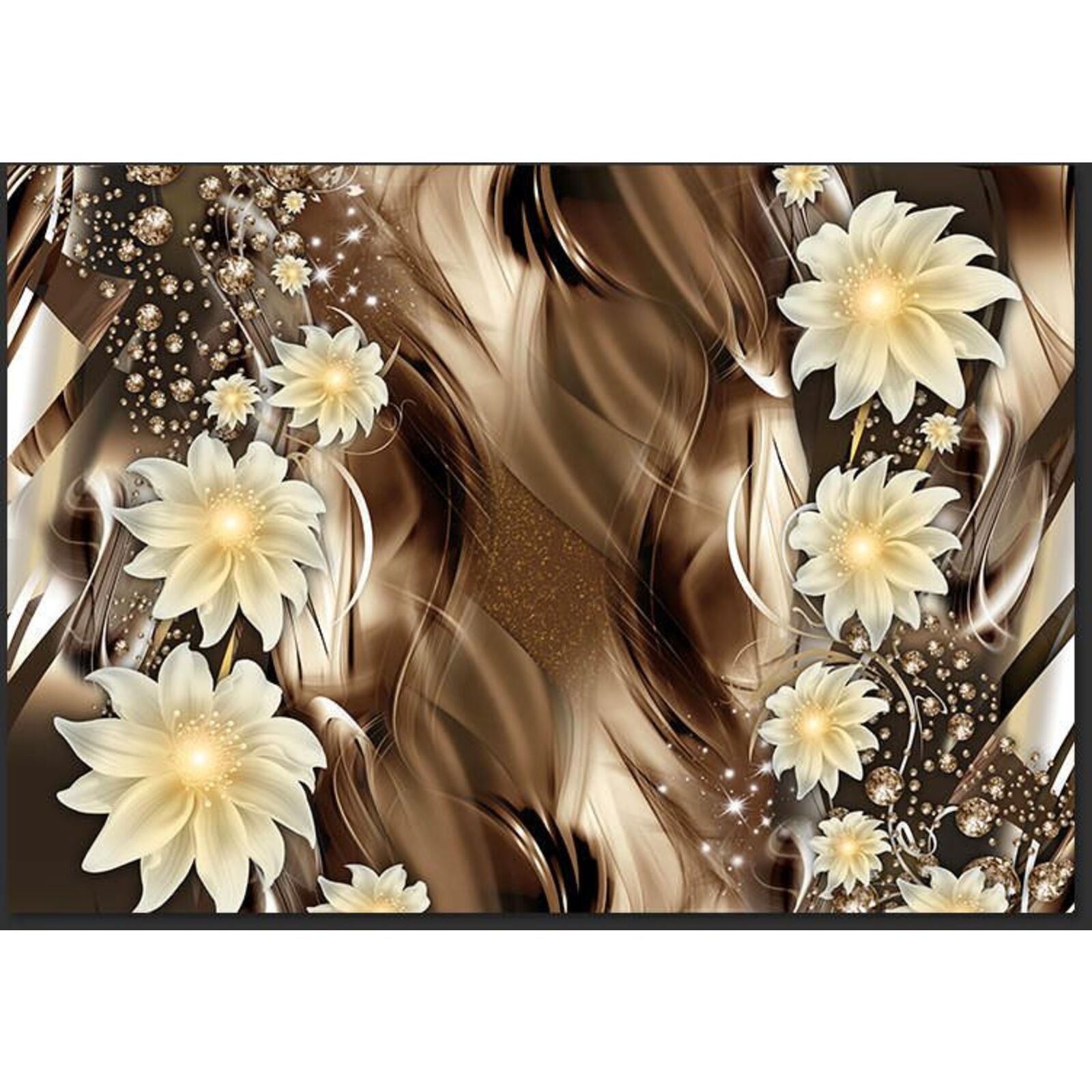 Papier peint profondeurs de bronze - 200 x 140 cm - 2