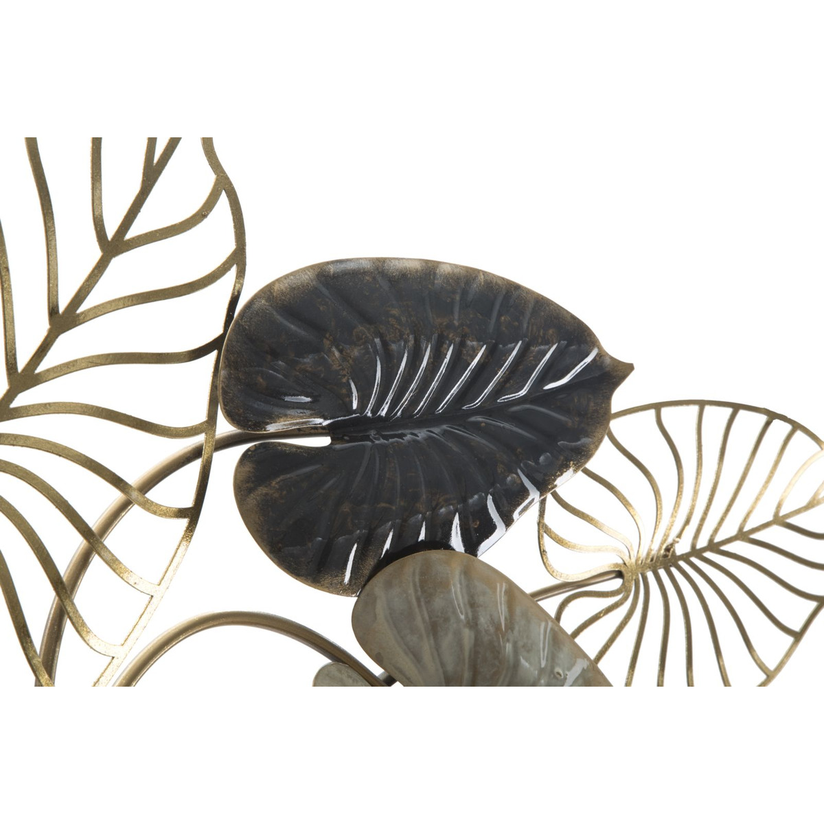 Decorazione in Metallo 3D Foglia 26, Metallo, Multicolore, Seven Design - 5