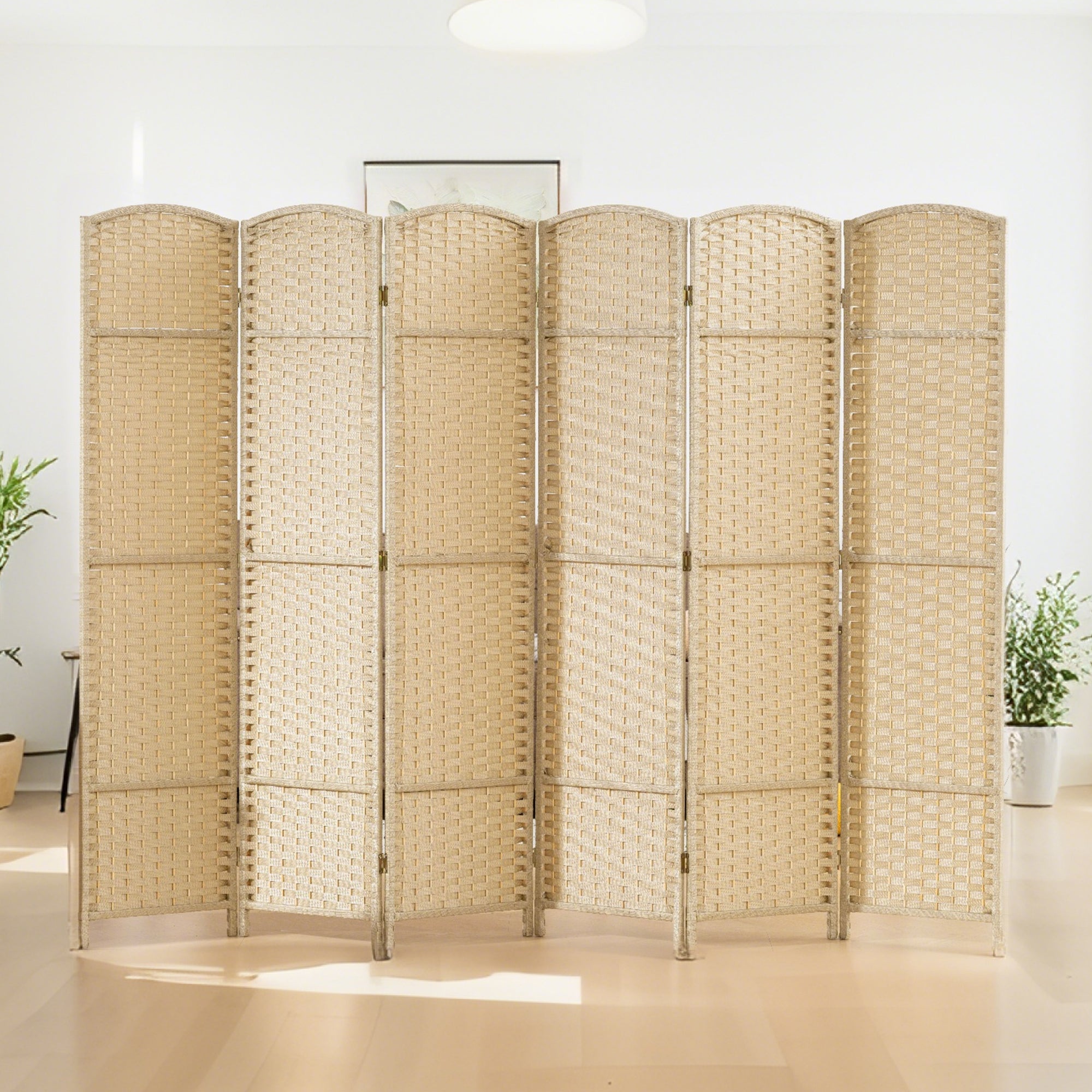 Paravent interieur bois de pin HOMCOM - 8