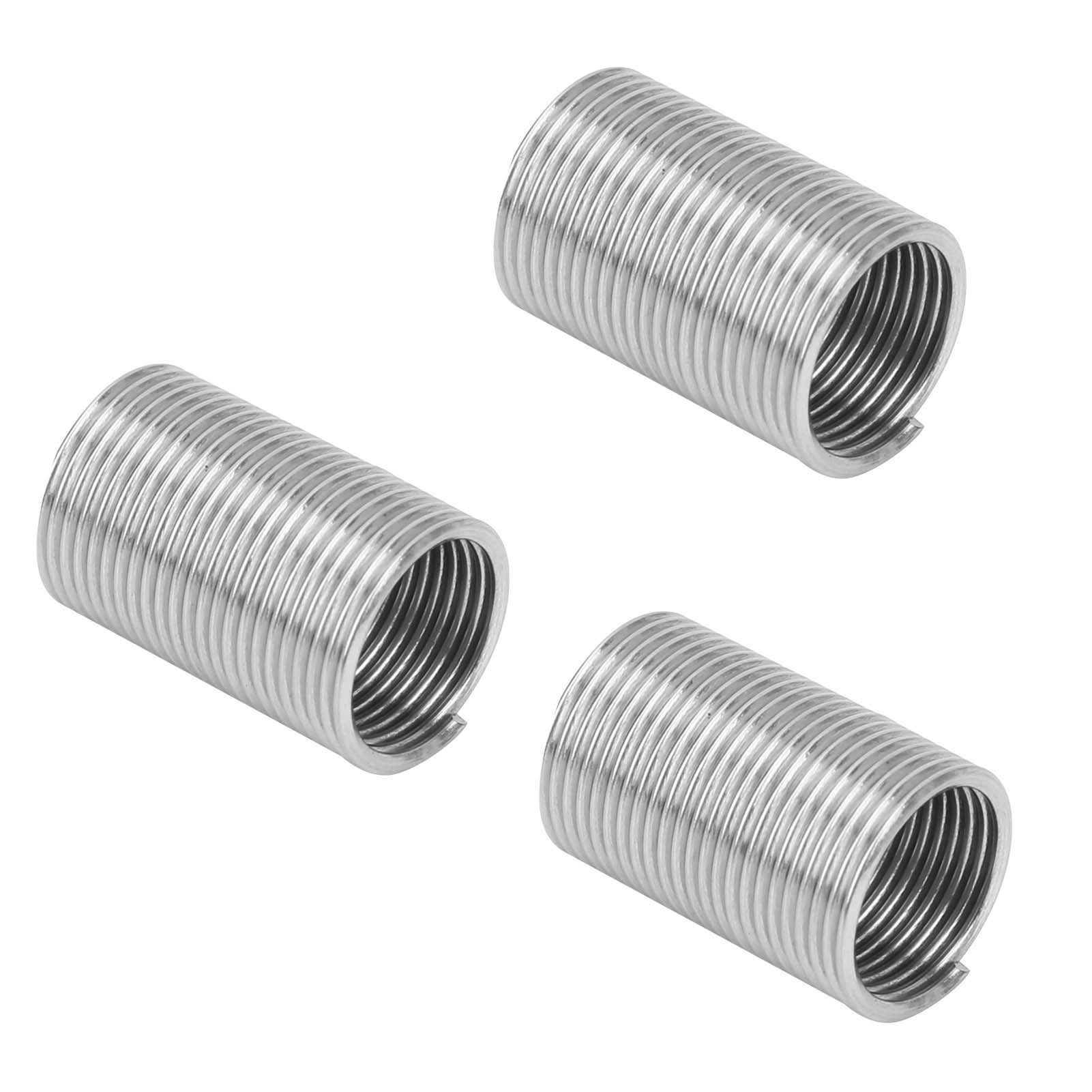 Set Elicoidale 16x1,5 Mm, M16x1,5, Inserti Filettati 11 Pezzi Kit di Riparazione Filettatura Chiave per Trapano a Spirale in Acciaio Inossidabile Strumento per L'inserimento del