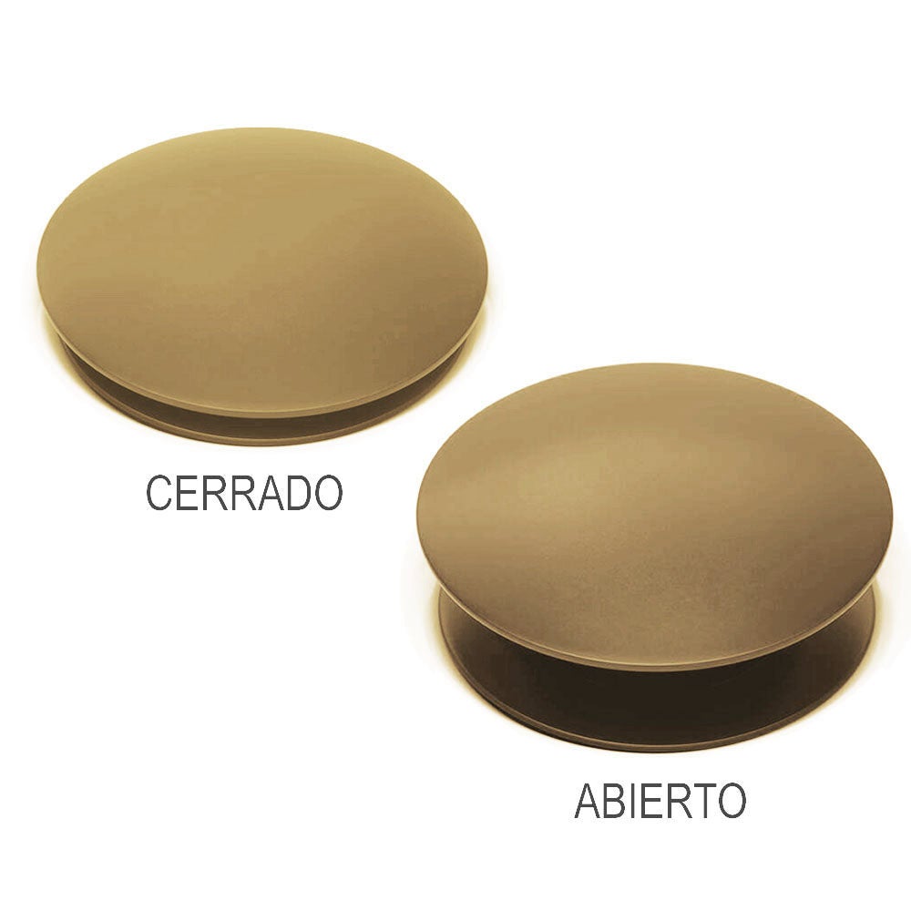 Kibath Robinet clic-clac pour BIDET LAVABO, finition OR brossé, en laiton - 8