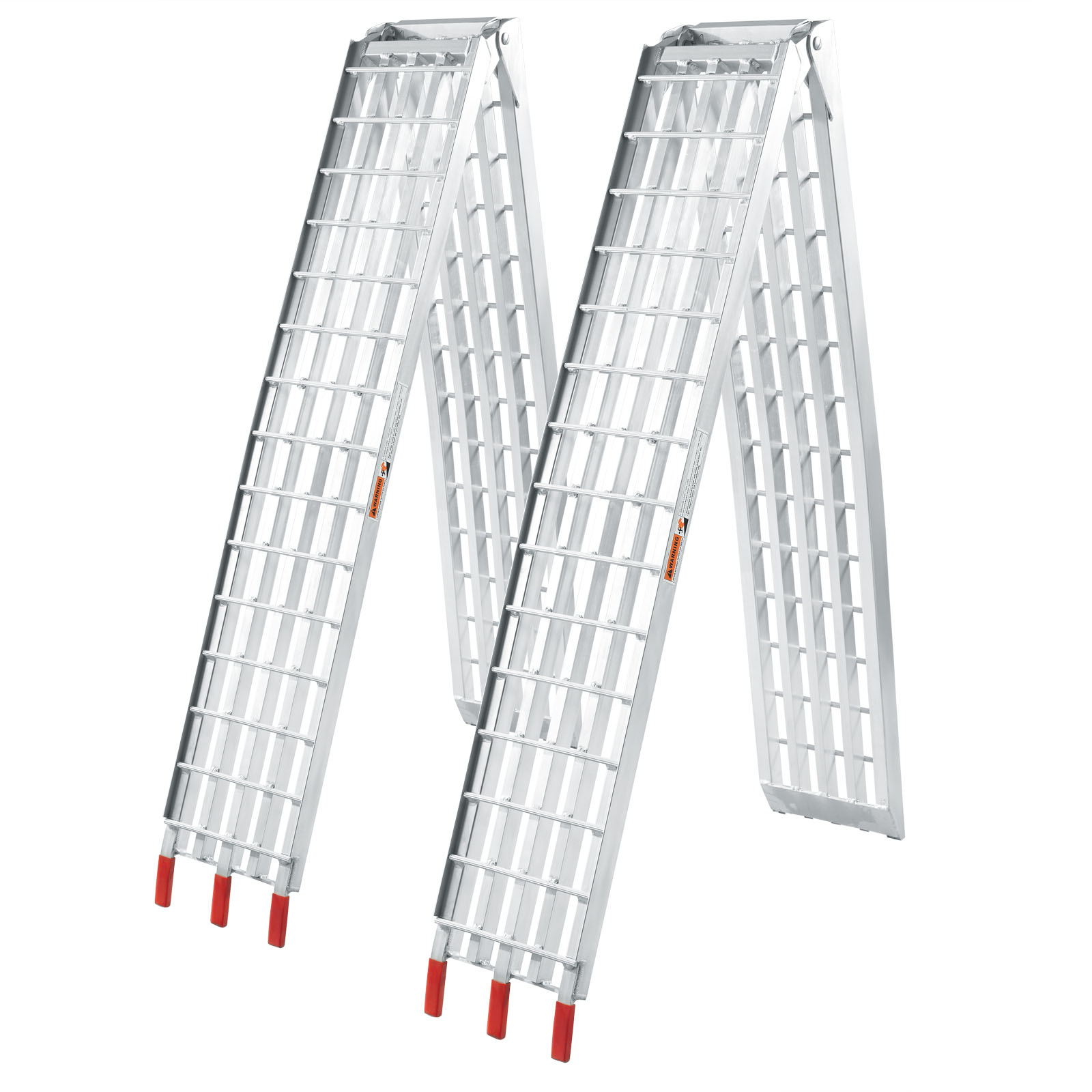 2 Rampe Di Carico Ripiegabili In Alluminio - 310cm, Portata 1080kg, Per Moto E ATV, Antiscivolo