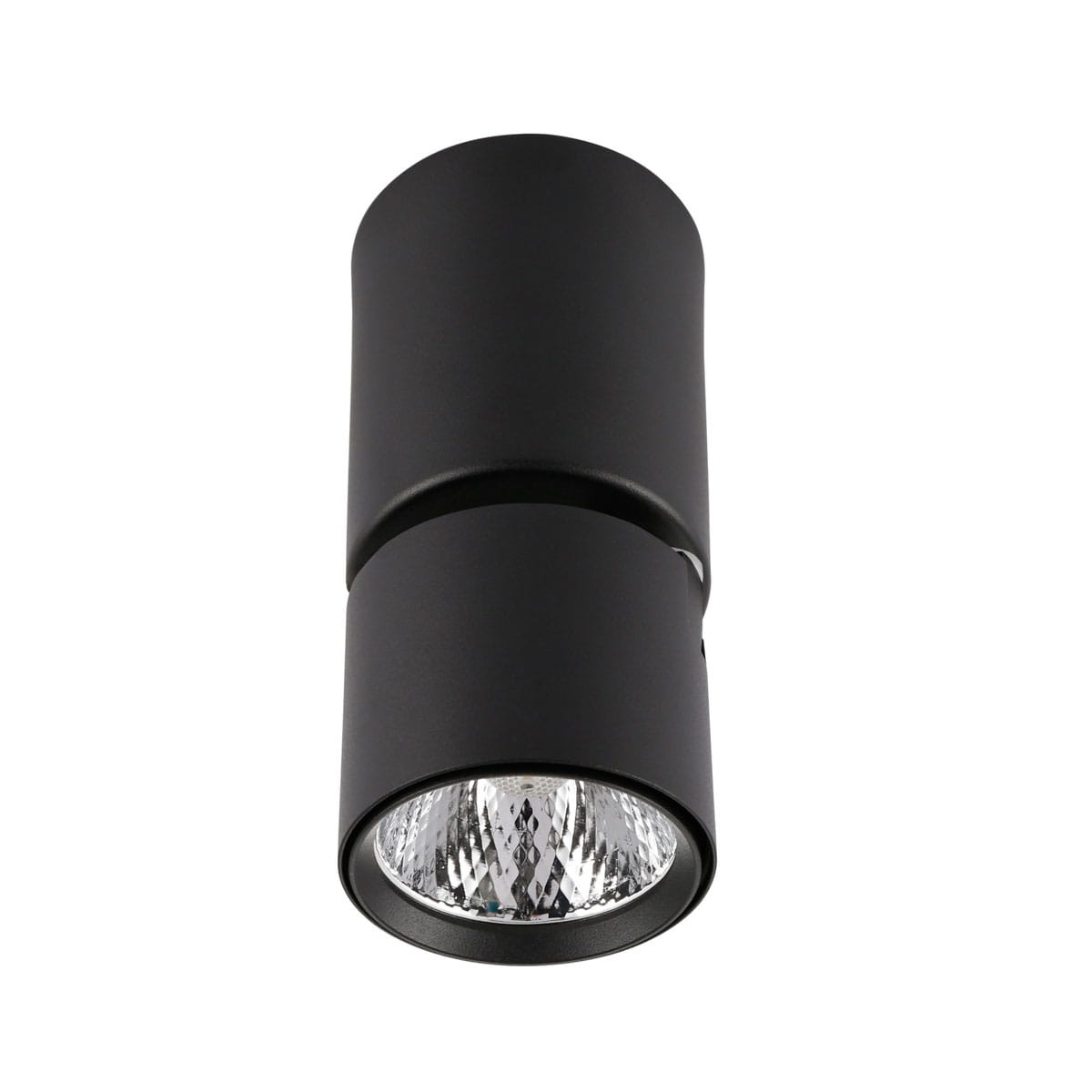 Spot sufitowy reflektor okrągły BONIVA LED 5W Ciepła biel 300lm czarny wym: 13,2 x 6,5 x 6,5 cm IP20 Italux