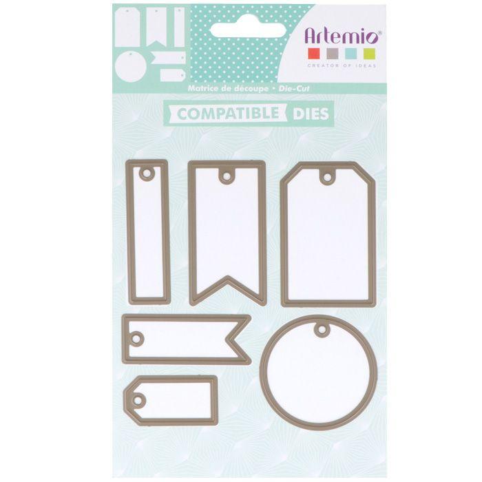 Fustella In Metallo Alinacutle Per Scrapbooking – 31 Etichette – Acciaio Cromato Per Macchine Da Taglio