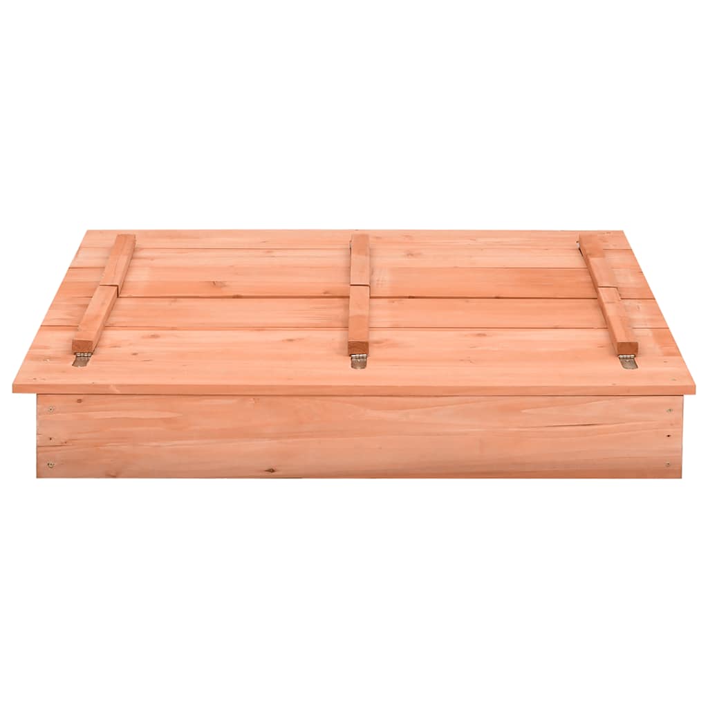 vidaXL Bac à sable Bois de sapin 95x90x15 cm - 3