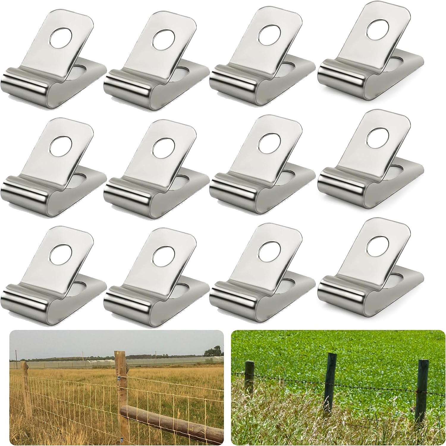 Pinces Multifonctions Pour Clôture - Marteau, Coupe-fil, Extracteur D'agrafes Et De Clous, Acier Carbone - 12