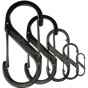 Nite Ize Sidelock 2 Mousqueton Double à Glissière - Argenté - Sécurité Et Organisation