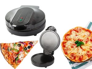 Four à Pizza Turpone Mini 12 Pouces Acier Inoxydable Avec Pierre Ceramique Tournante Et Pelle Tpo 0012ss 332019616