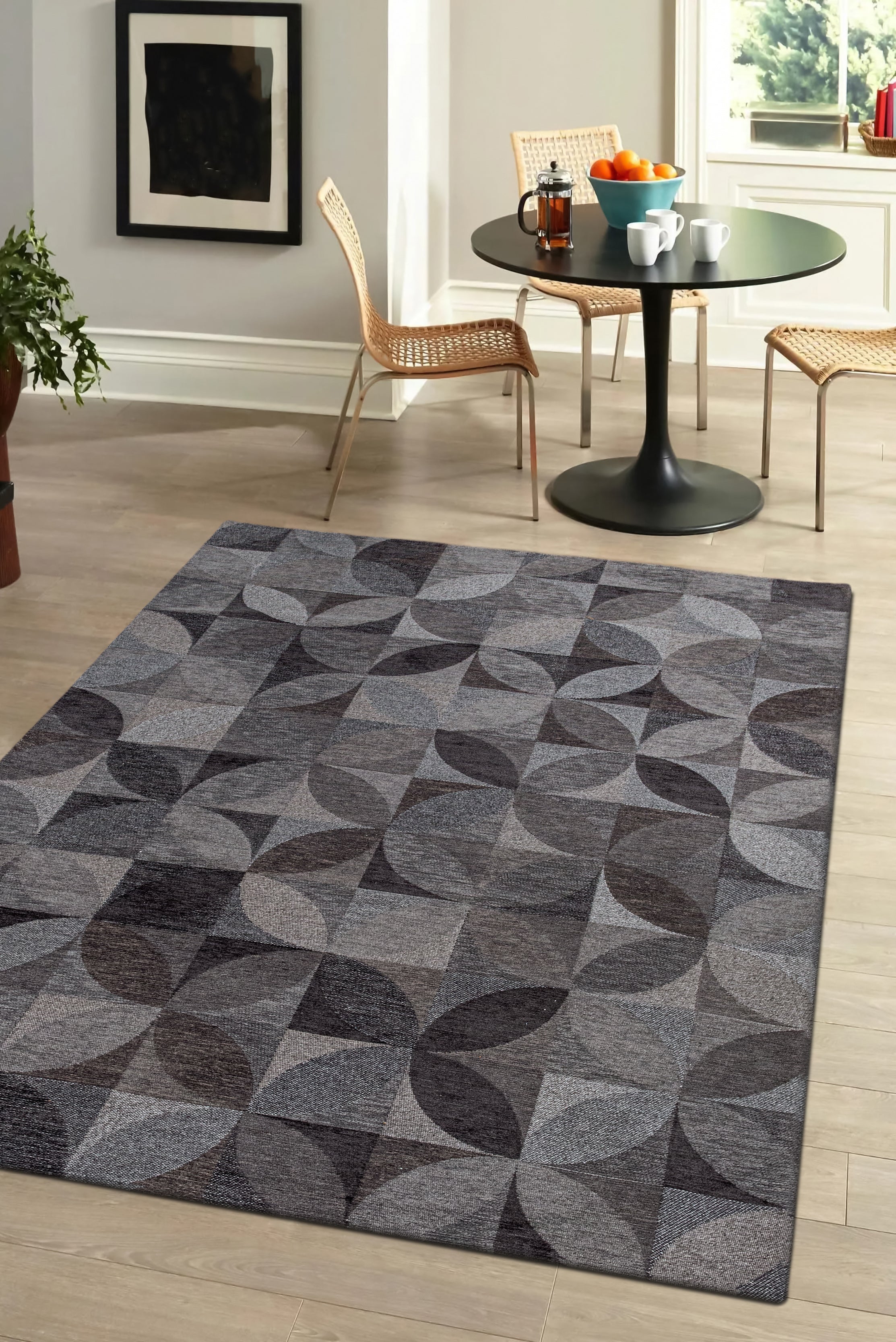 Tapis de salon moderne tissé plat ROSEBUD 170x240 cm - 2