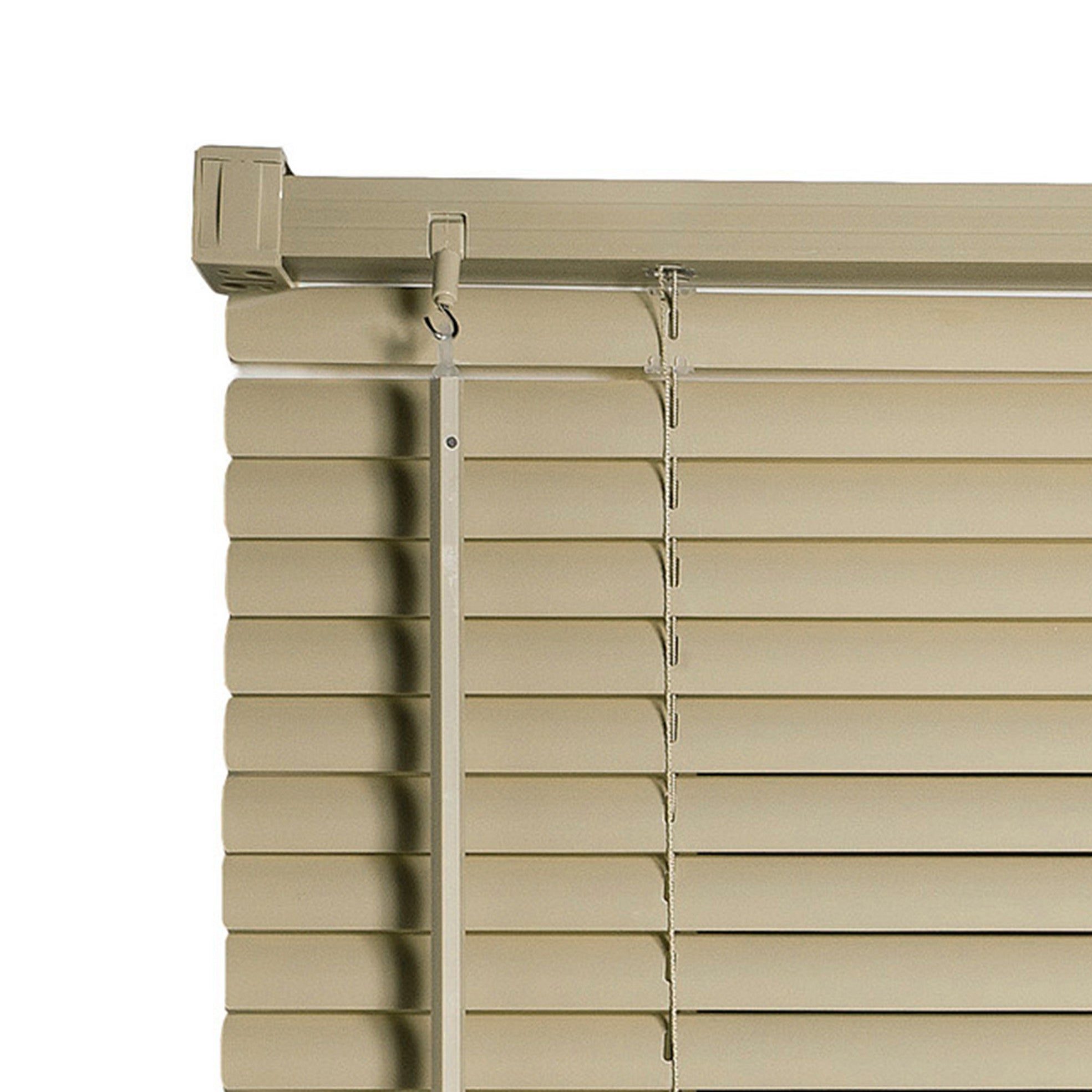 Store vénitien PVC, Store venitien flexible et résistant VENETO Taupe 45X130 - 2