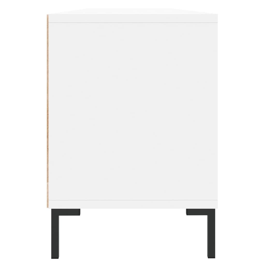 vidaXL Mobile Porta TV Bianco 150x30x44,5 cm in Legno Multistrato - 6
