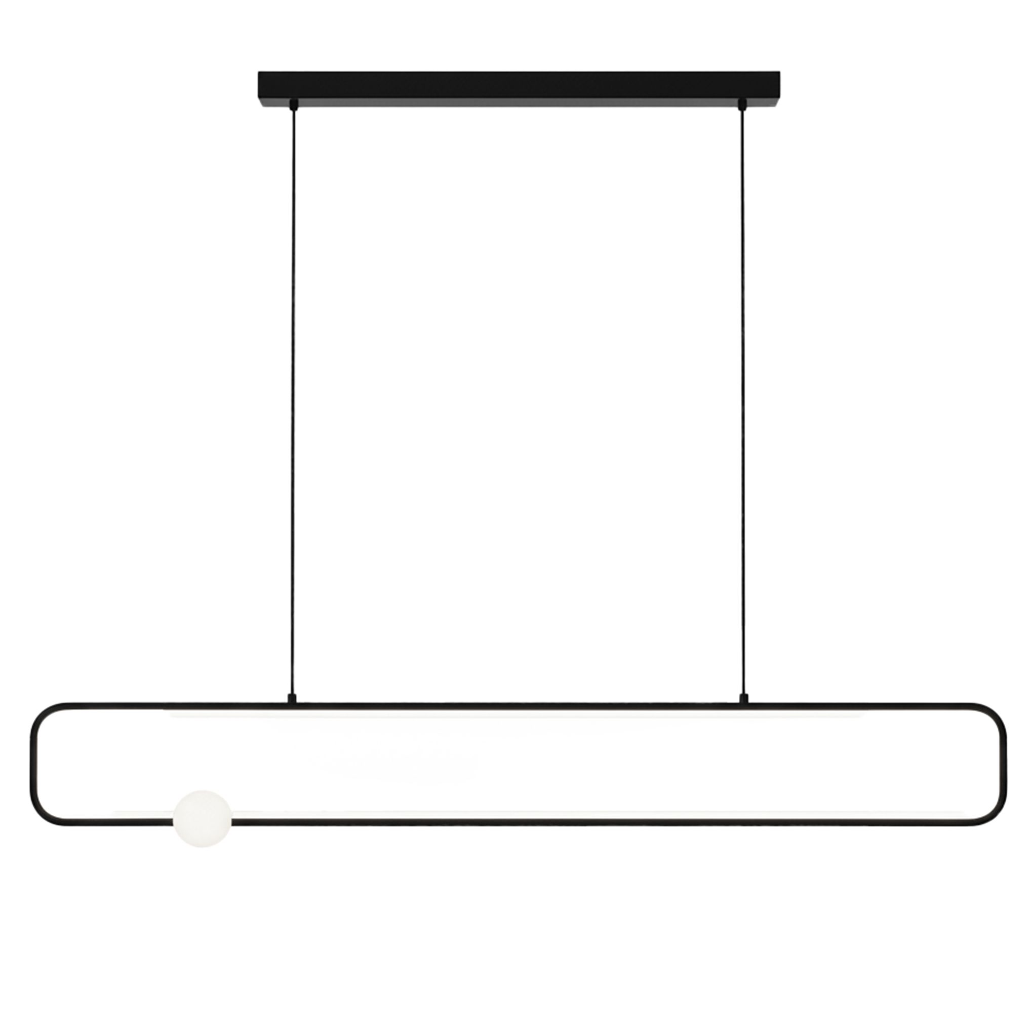 Lampa Sufitowa Wisząca Toolight G123-Cp Czarny Led