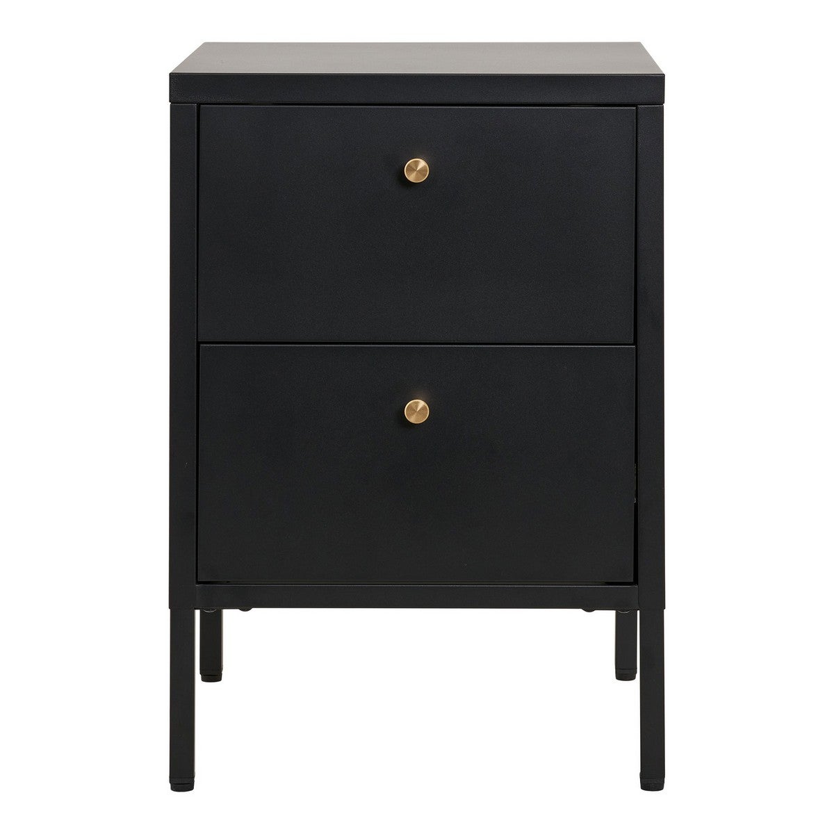 Stolik Nocny Dalby, Metal, Czarny, Seven Design