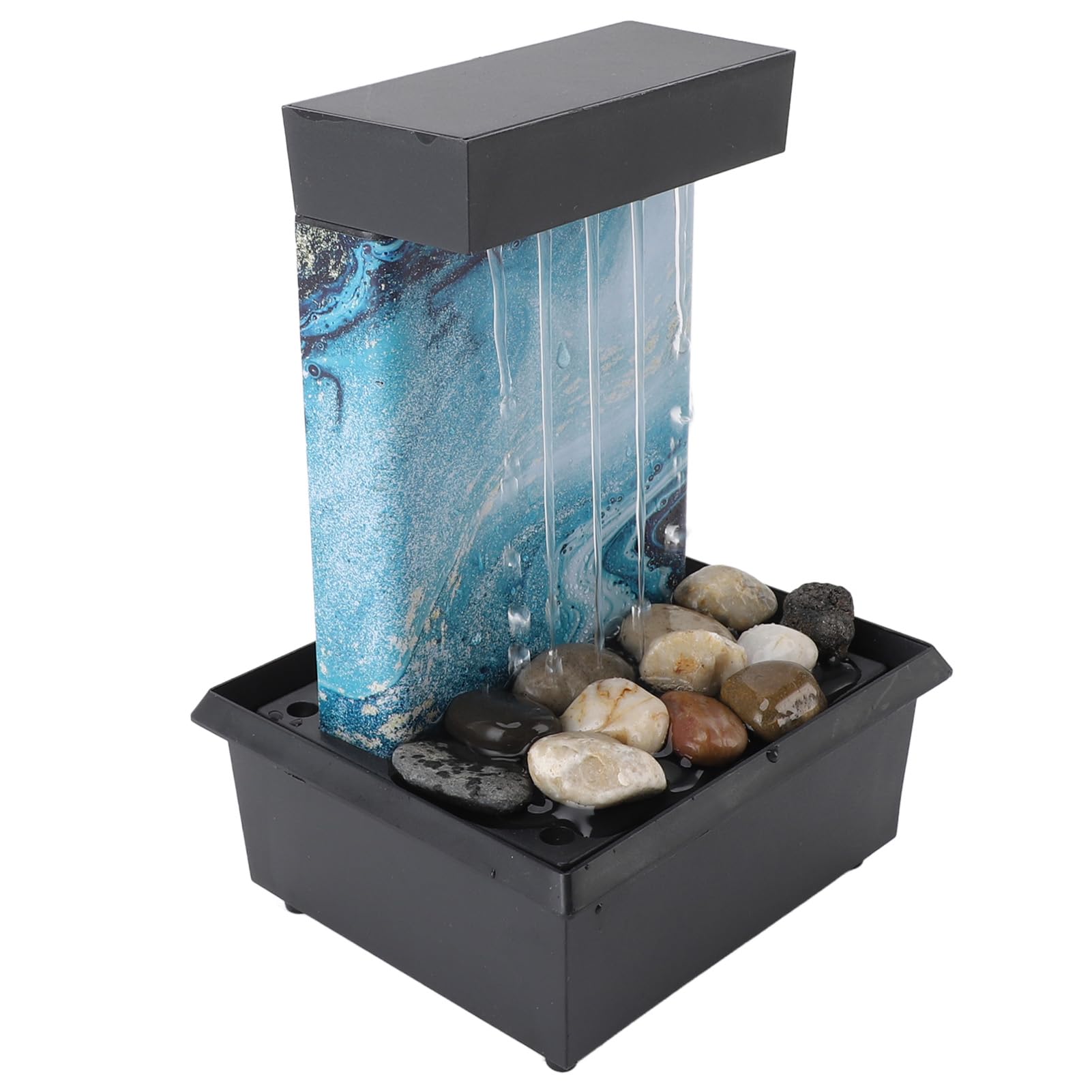 Fontana Da Tavolo Con Luci LED - Cascata D'Acqua USB Per Casa E Ufficio