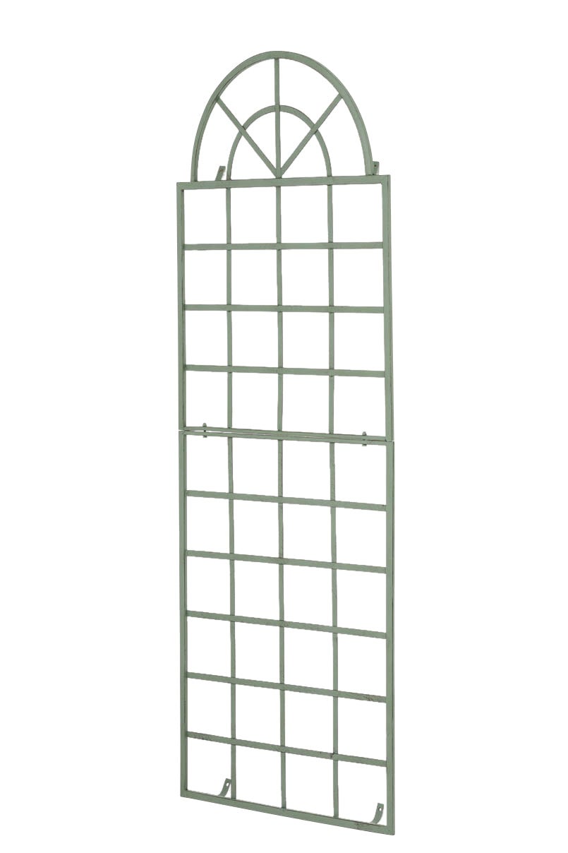 Set De 2 Pérgolas Metálicas Para Jardín - 195 Cm Alto, 50 Cm Ancho, Negras, Resistentes, Montaje Fácil