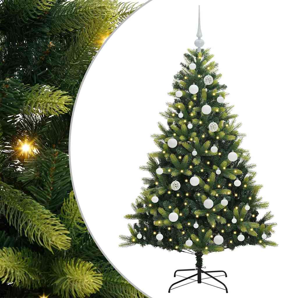 Sztuczna skandynawska choinka z zawiasami 150 LED 150 cm