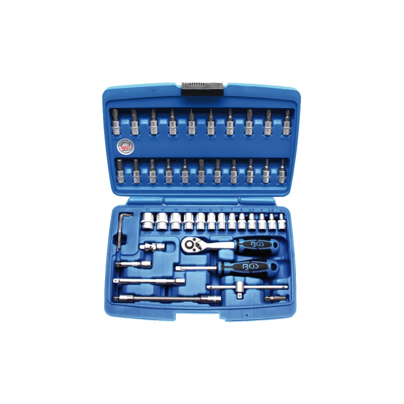 Coffret de douilles à choc avec protection BGS TECHNIC - 12,5 mm - 4