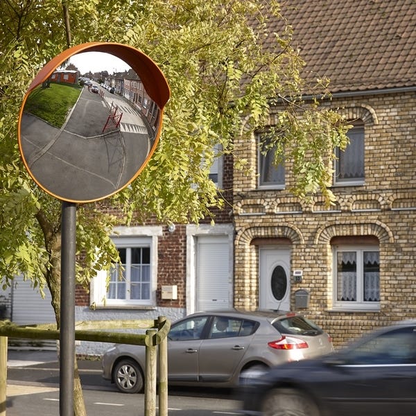 Miroir de sortie Ø 80 cm | Leroy Merlin