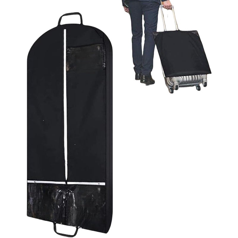 Torba podróżna na ubrania | Torba do przechowywania garniturów i organizer do garderoby | Duża składana torba pyłoszczelna z kieszeniami