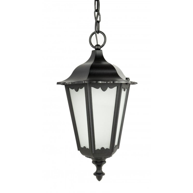 Lampa sufitowa zewnętrzna Retro czarna 1xE27x60W wym: 81 x 24 x 24 cm aluminium SU-MA