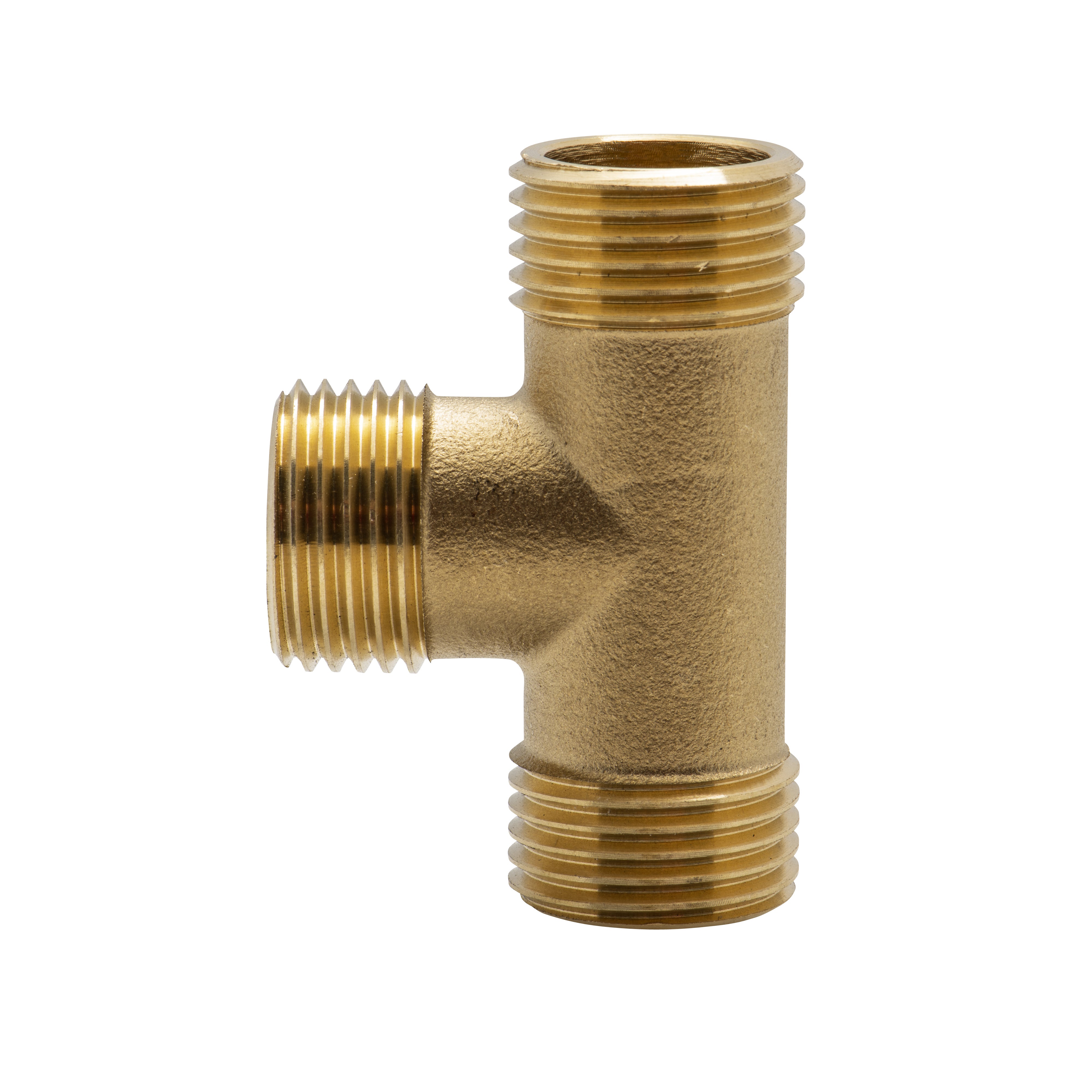Raccord té laiton mâle - mâle 1-2 | Leroy Merlin