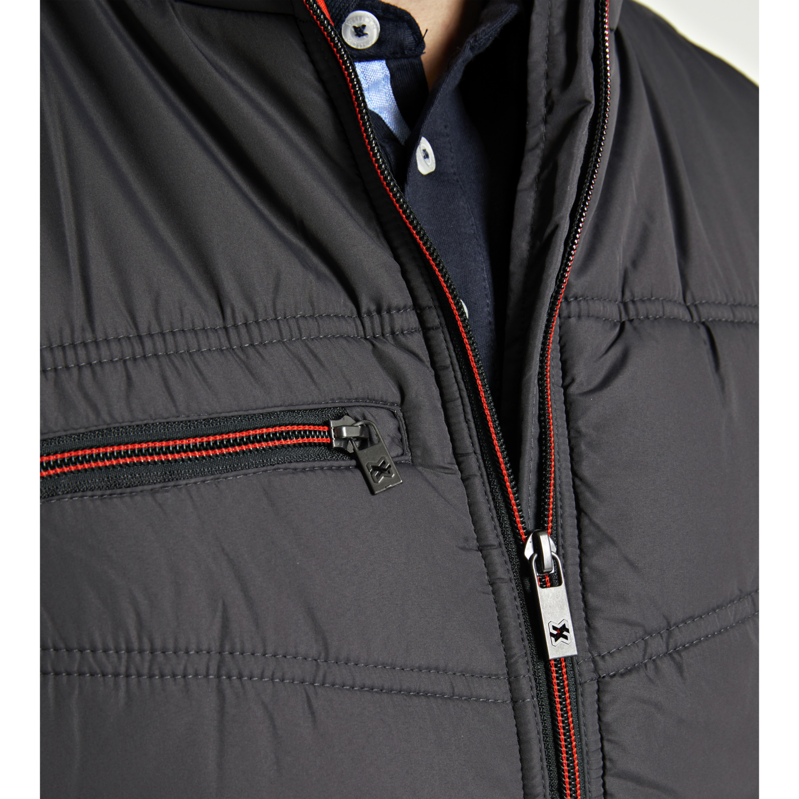 Gilet de travail matelassé Würth MODYF New Craft gris - 3