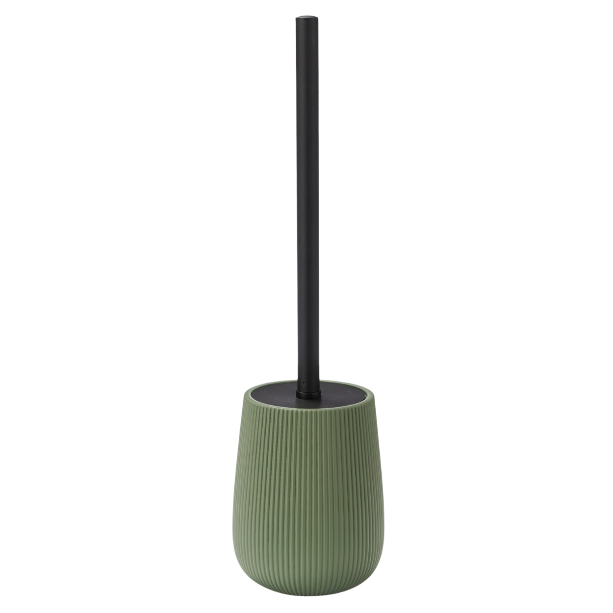 Szczotka do WC Berilo zielony plastikowy zamknięty pojemnik 10,5x10,5x40,5 cm 1szt.