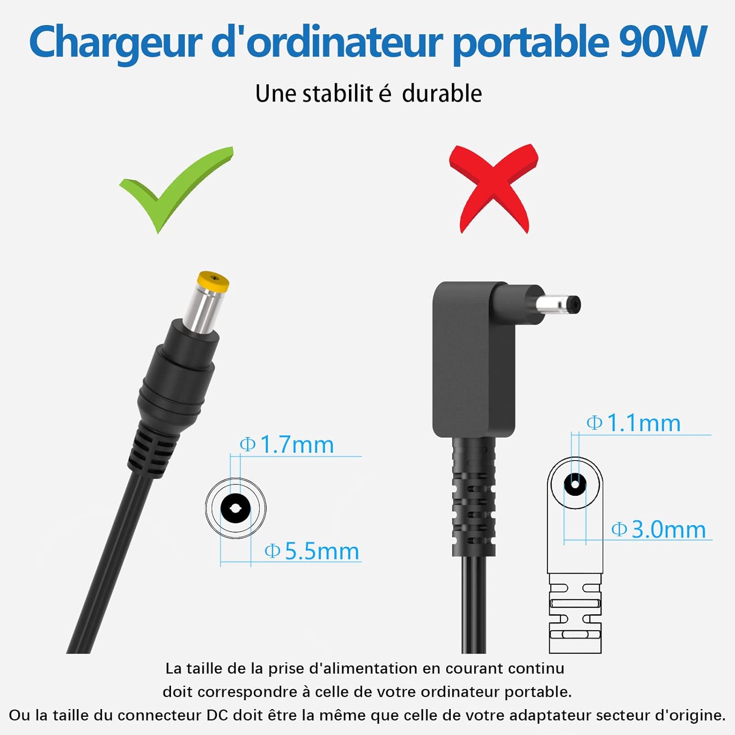 Chargeur AC 65W Chargeur Secteur 65W 19V 3.42A De Remplacement Pour Acer Aspire E5-575 Et Autr - Marque GOKSU, Neuf ENERGIE Carte Pokemon