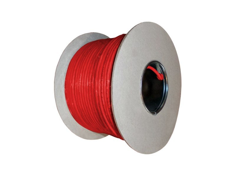 Kabel sieciowy U/UTP kat.5e skrętka 4x2x0,48mm wewnętrzny PVC czerwony linka Alantec 100m