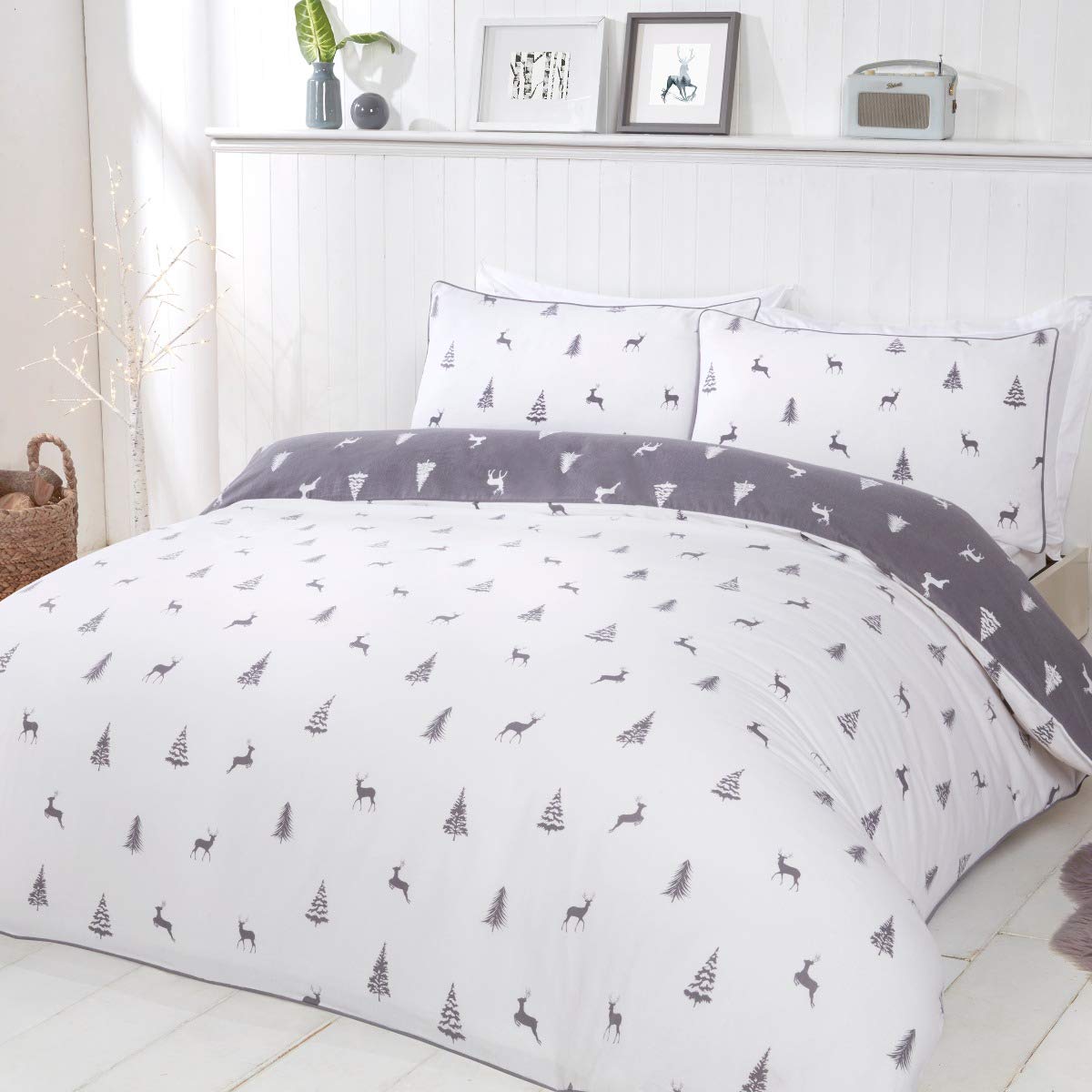 Sleepdown Set Di Biancheria Da Letto In 100% Puro Cotone, Con