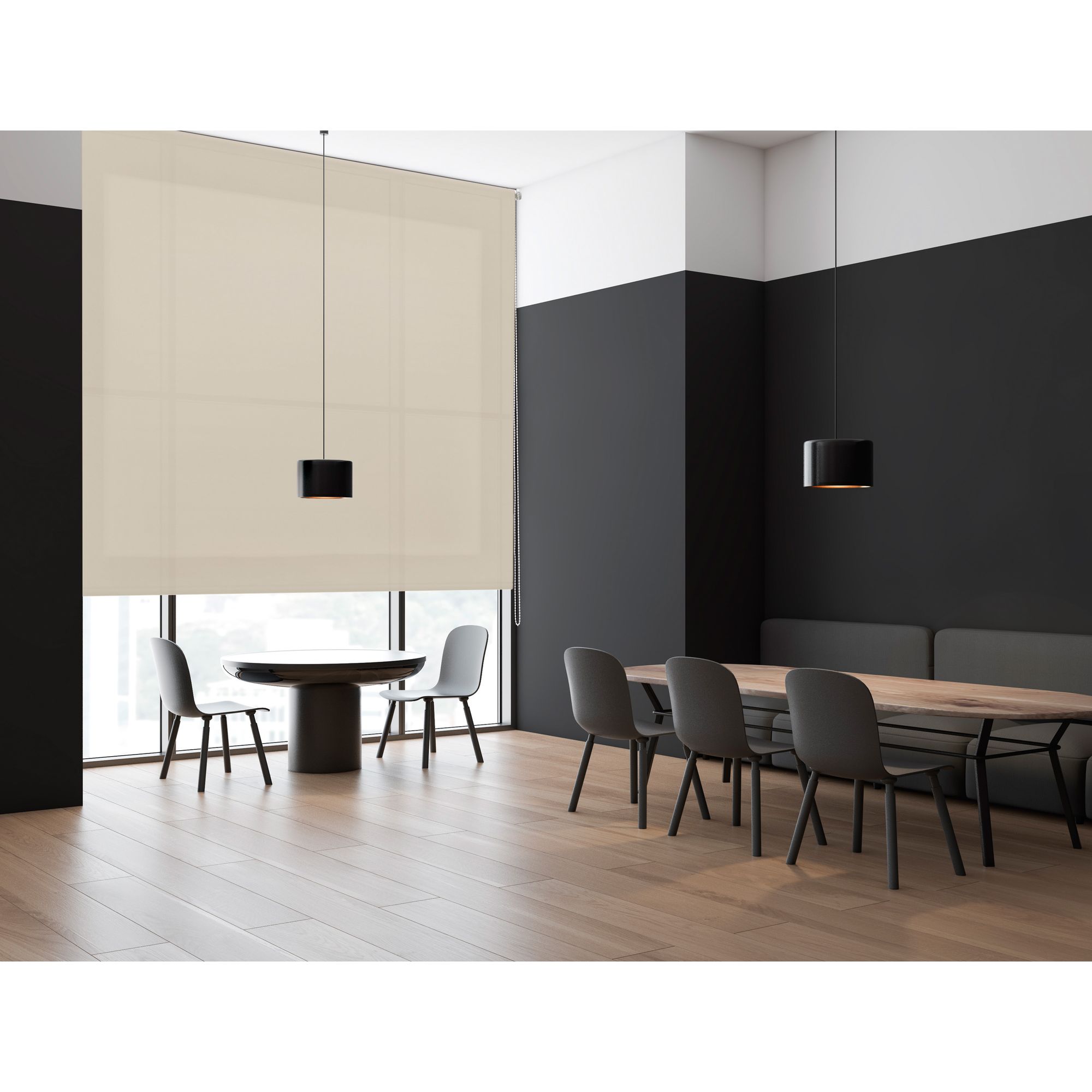 ECOMMERC3 | Tenda a Rullo Traslucida Misura 160x175 - Tenda a Rullo Installazione a Parete o Soffitto - 4