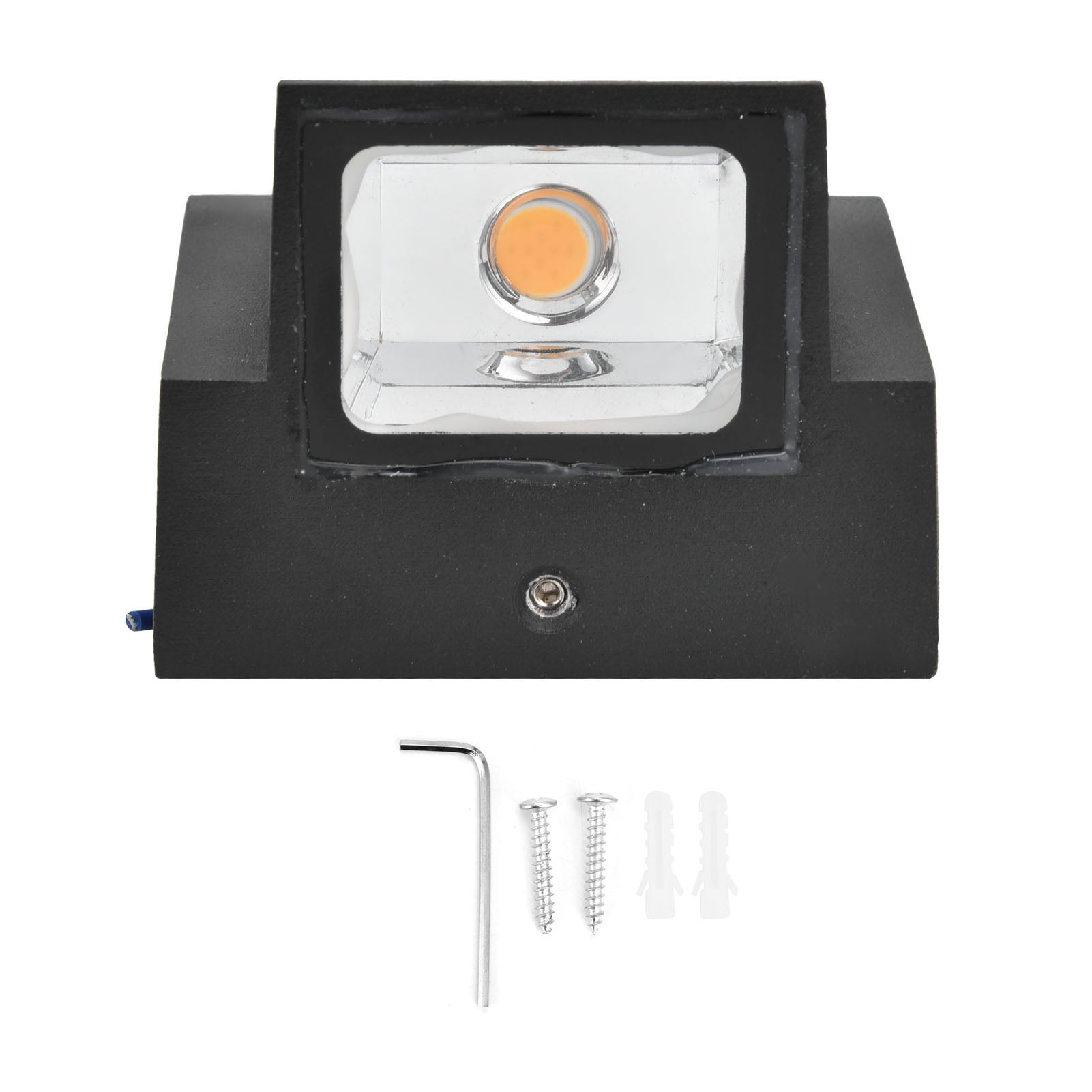 Zewnętrzny kinkiet 5W COB Źródło ciepłego światła bez migotania IP65 Wodoodporna lampa do korytarza dziedzińca 85-265V