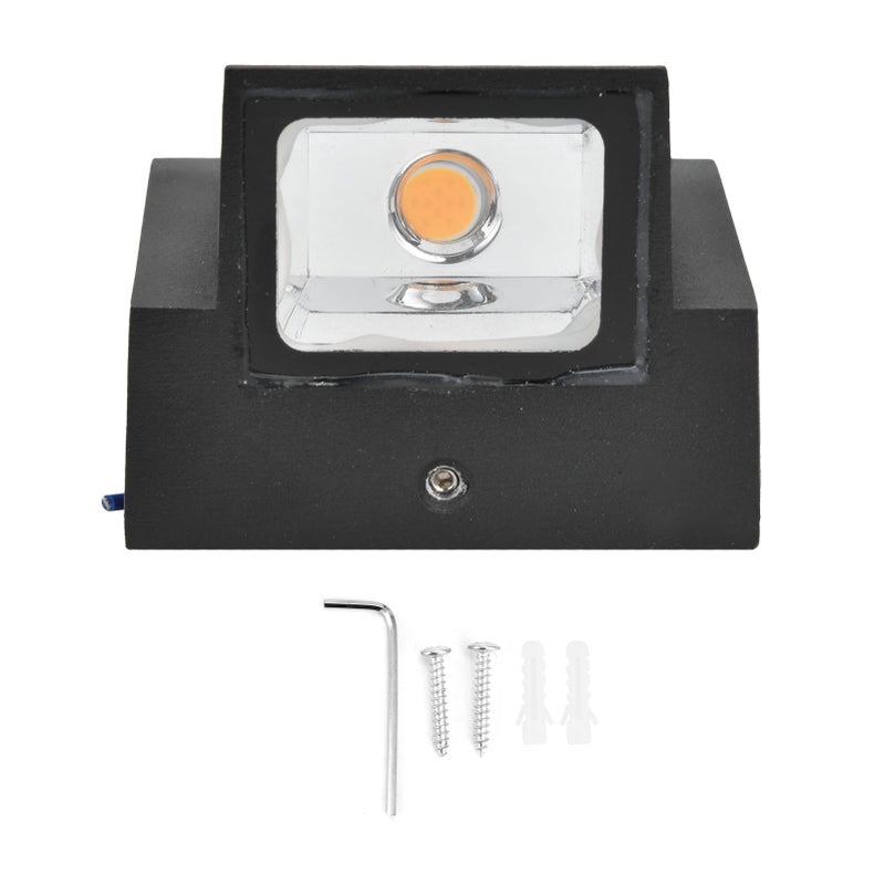 Zewnętrzny kinkiet 5W COB Źródło ciepłego światła bez migotania IP65 Wodoodporna lampa do korytarza dziedzińca 85-265V