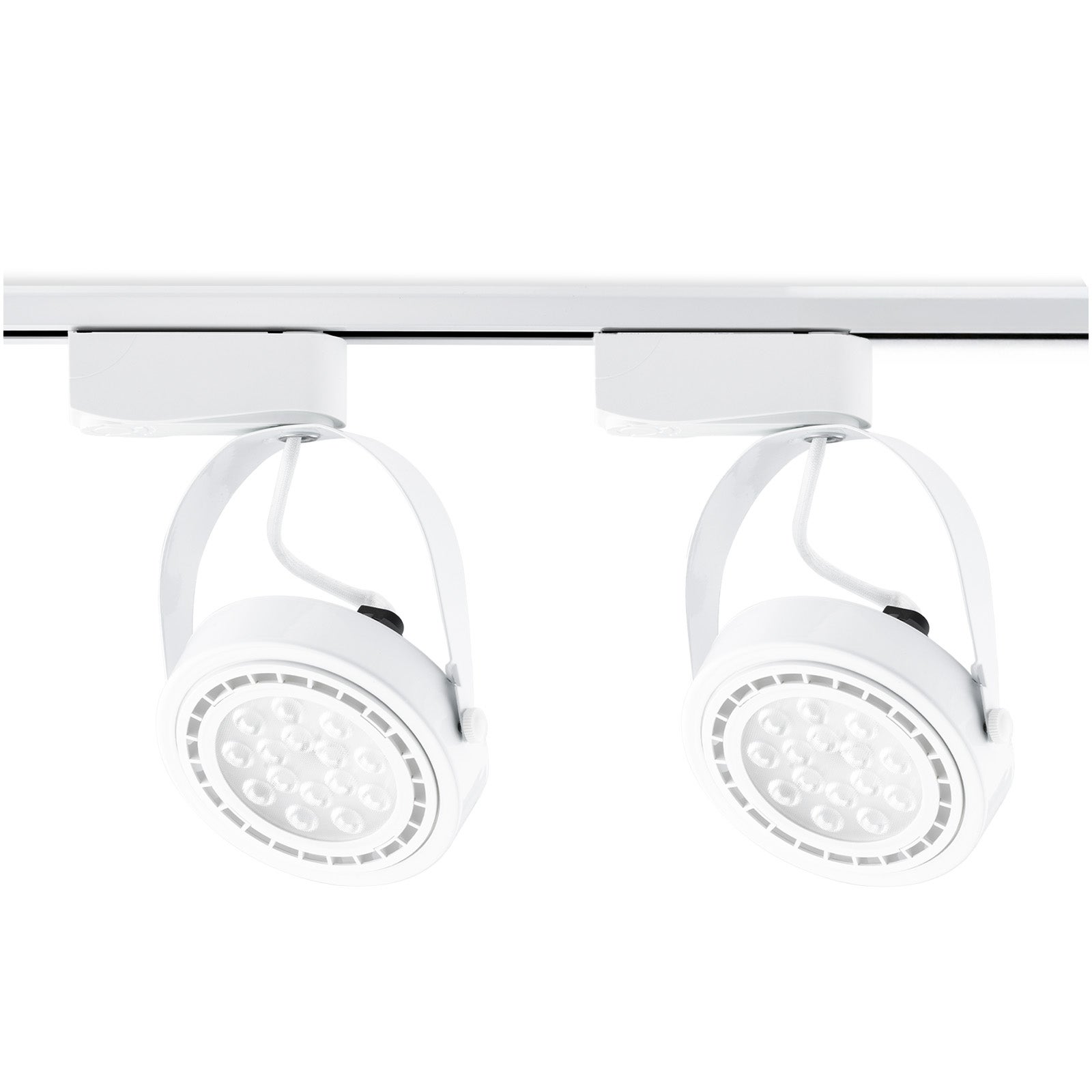 Zestaw Szyna Lumiled Oświetleniowa Szynoprzewód 1m + 2x Reflektor Szynowy GU10 AR111 Biały