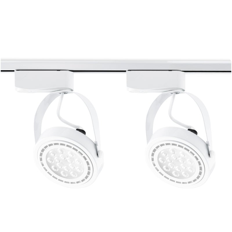 Zestaw Szyna Lumiled Oświetleniowa Szynoprzewód 1m + 2x Reflektor Szynowy GU10 AR111 Biały