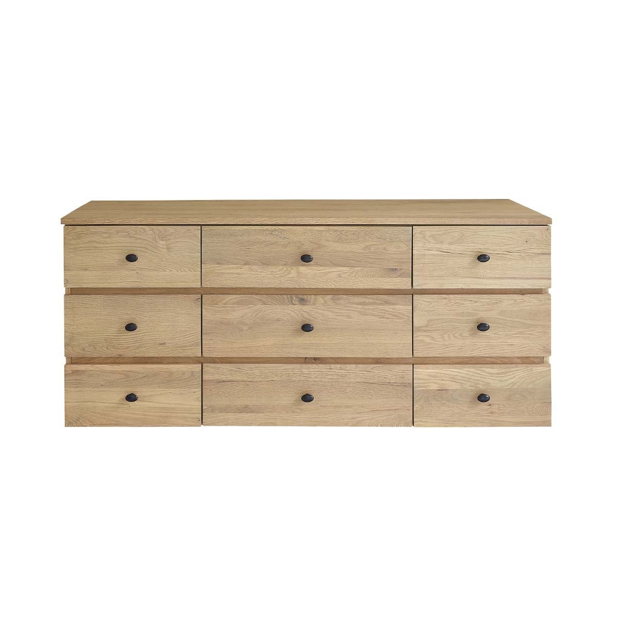 Meuble sous vasque en chêne massif suspendu 140 cm - 2