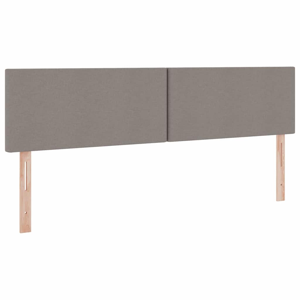 Lit avec rangement et matelas taupe 180 x 200 cm velours - 9