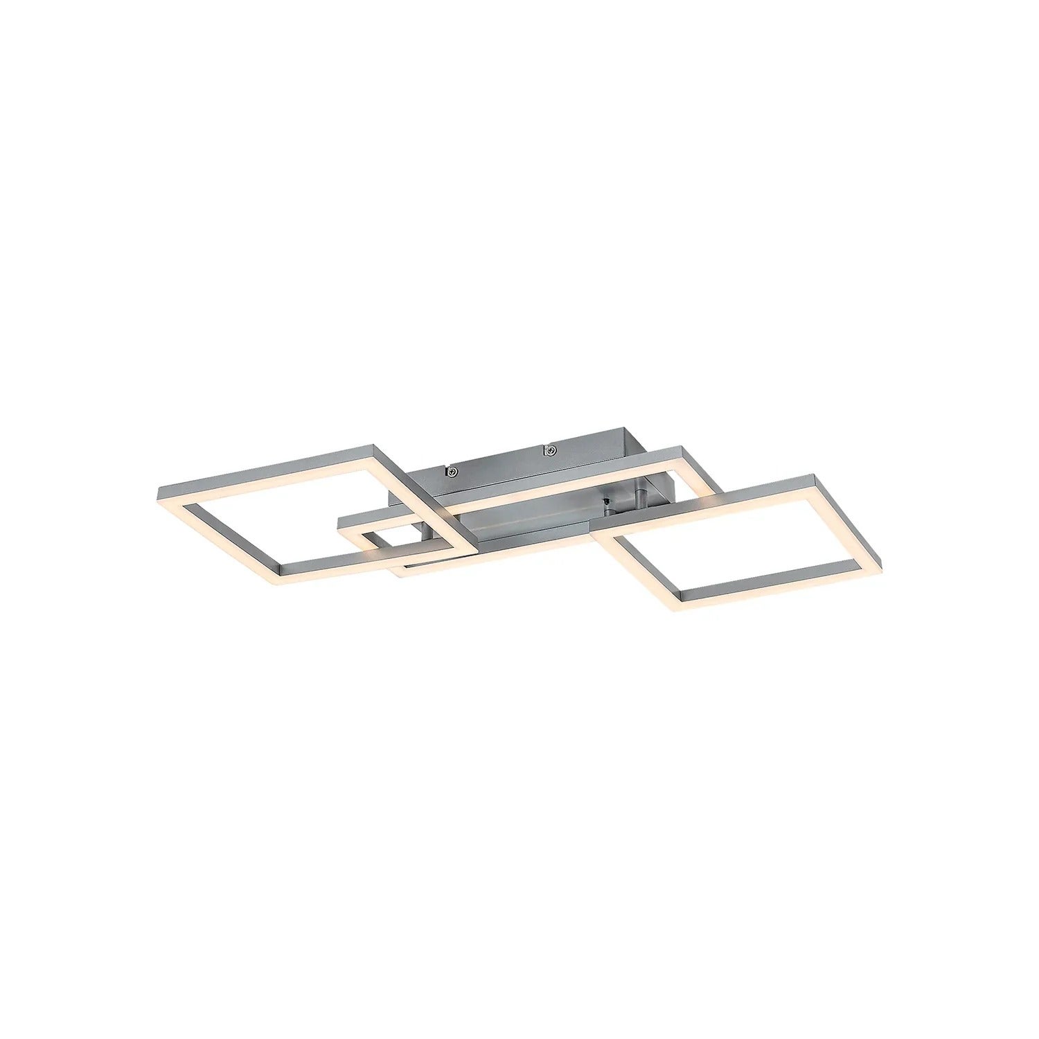 Lampa sufitowa wisząca Ellinor chromowana biała LED 40W 3000-6500K 3700lm pilot wym: 7 x 55 x 45 cm metal Rabalux
