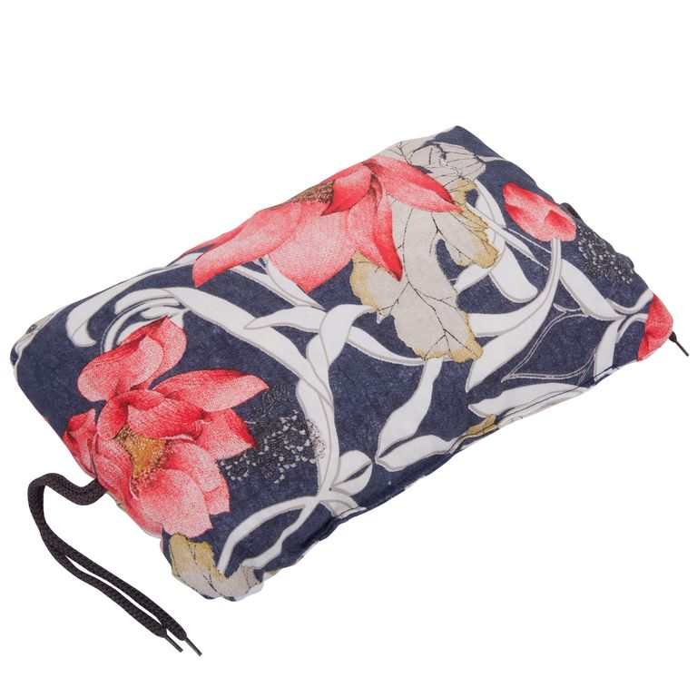 Zagłówek do fotela wiszącego 20 x 32 x 10 cm czerwone kwiaty PATIO