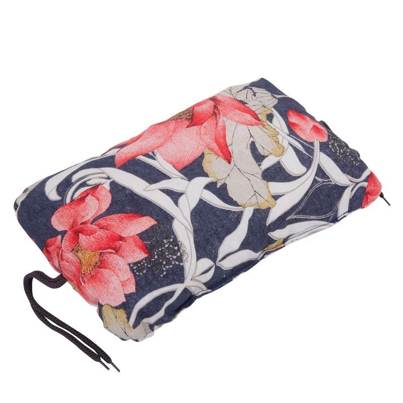 Zagłówek do fotela wiszącego 20 x 32 x 10 cm czerwone kwiaty PATIO