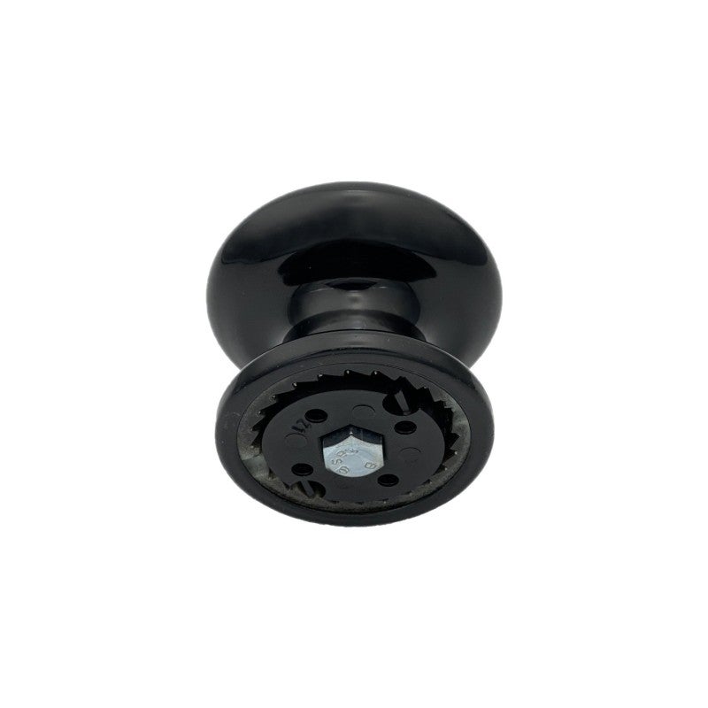 Tirador fijo para puerta Ø70 mm en aluminio negro RAL 9005 - patentado - paquete de 6 Pomo - 4