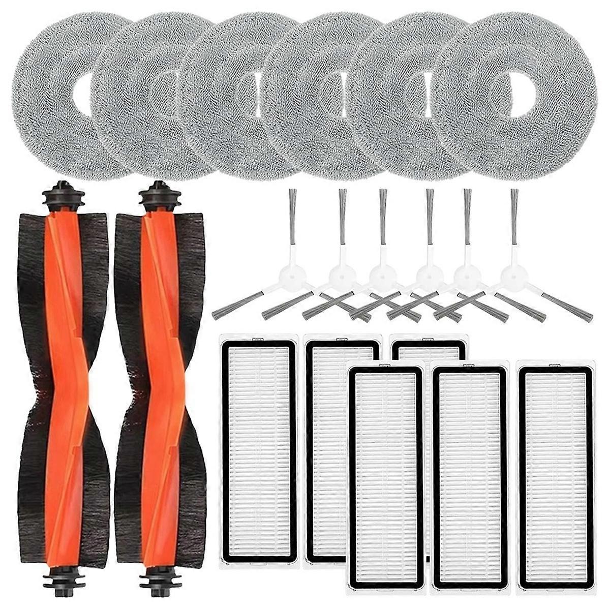 Lot De 4 Chiffons De Rechange Pour Aspirateur Robot BPMIO B10 Plus - Tampons Microfibre Lavables