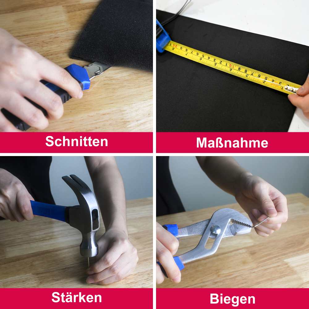 Coffret à outils 247 pièces – Kit d’outillage complet pour bricolage, réparation maison, garage et entretien mécanique - 7