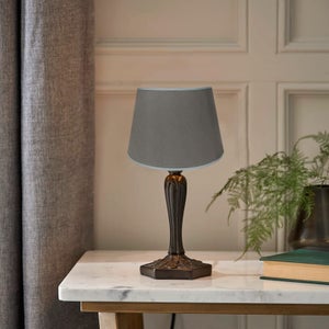 Paralume Cilindrico In Cotone Fatto A Mano - Diametro 25cm, Altezza 20cm, Colore Ocra Per Lampade - Foto 6