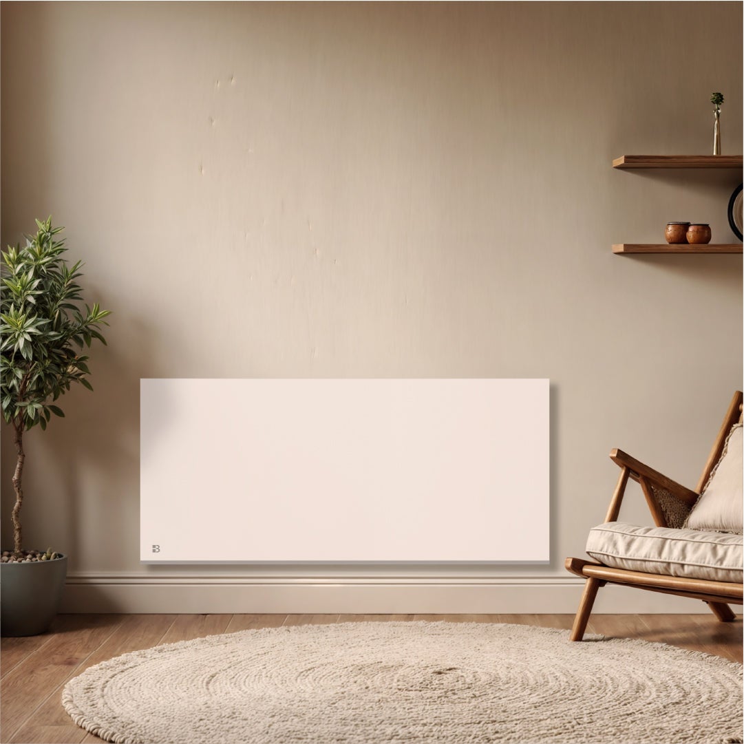 Radiateur électrique fixe connecté WIFI à inertie sèche céramique 2000W Bestherm NESSA CONNECT horizontal blanc - 2